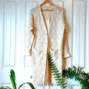 Free People | Runaway crochet duster